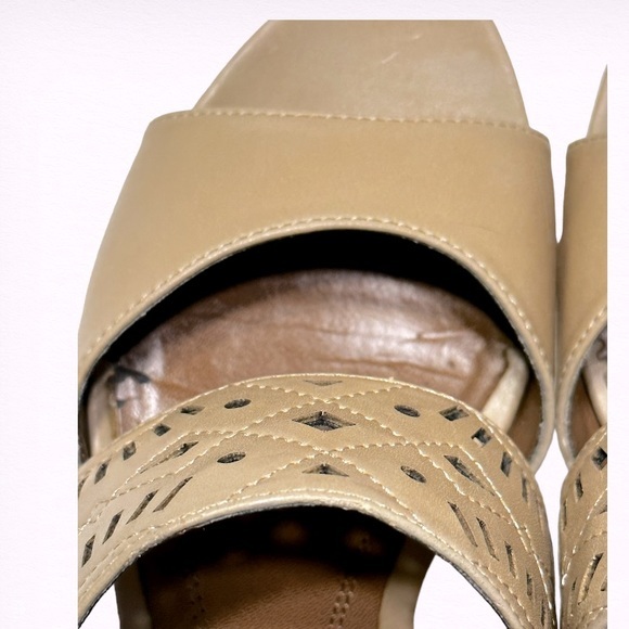 Natural Soul by Naturalizer Womens Beige‎ High Heel Sandals Size 7 - Picture 12 of 13